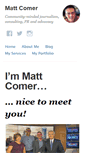 Mobile Screenshot of mattcomer.net